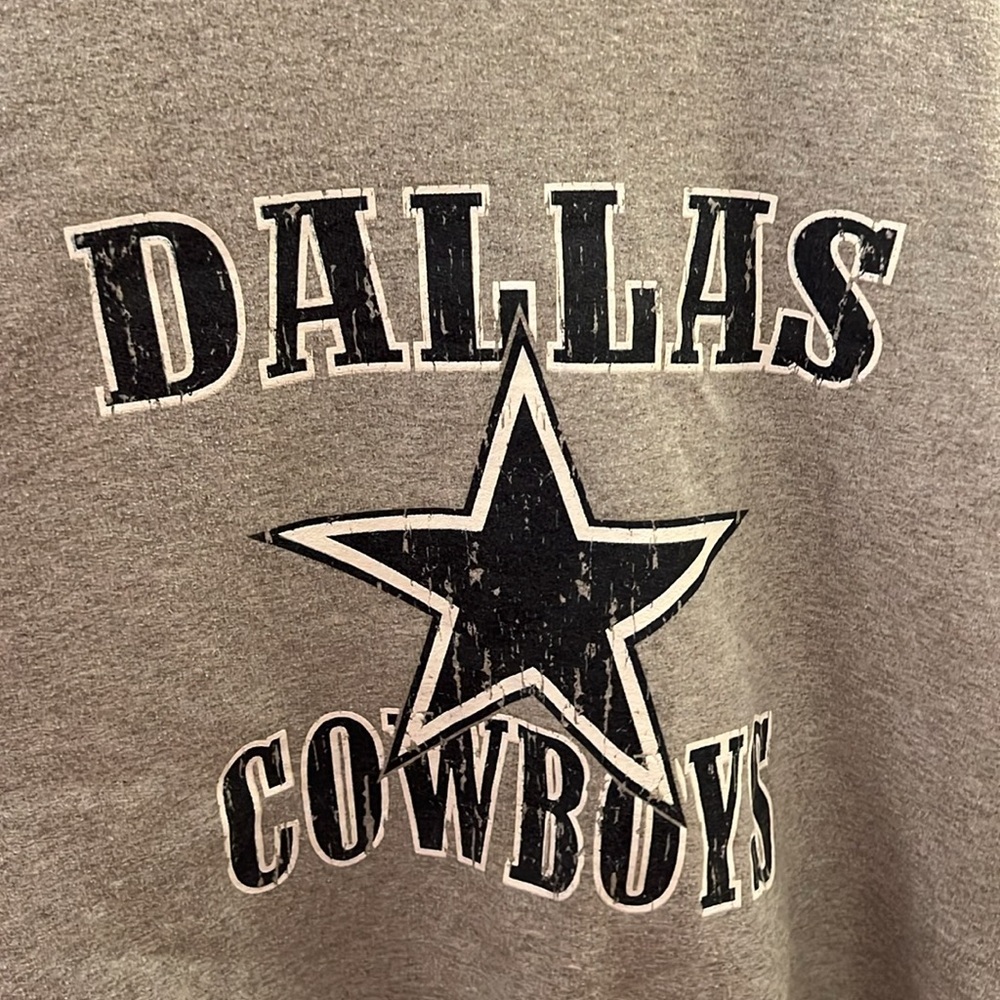 Vintage Dallas Cowboys Distressed Sweatshirt SZ L - Picture 2 of 5